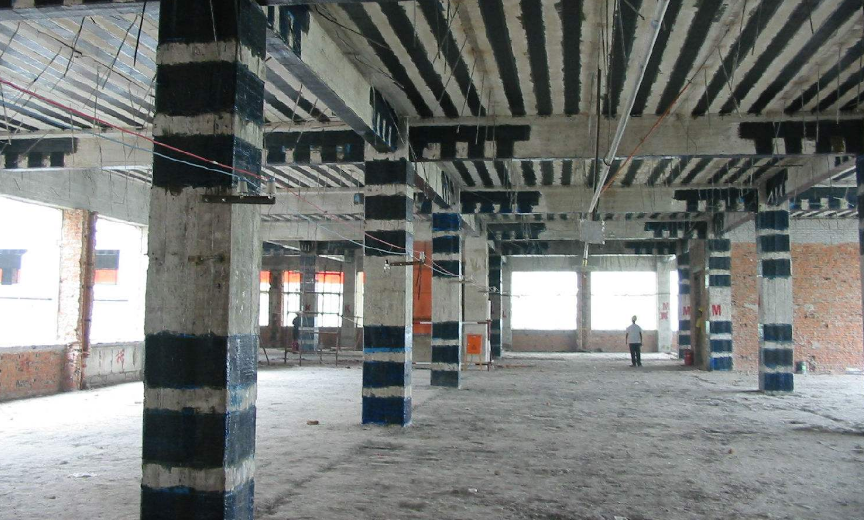 混凝土柱碳纖維布加固法 混凝土柱碳纖維布加固法