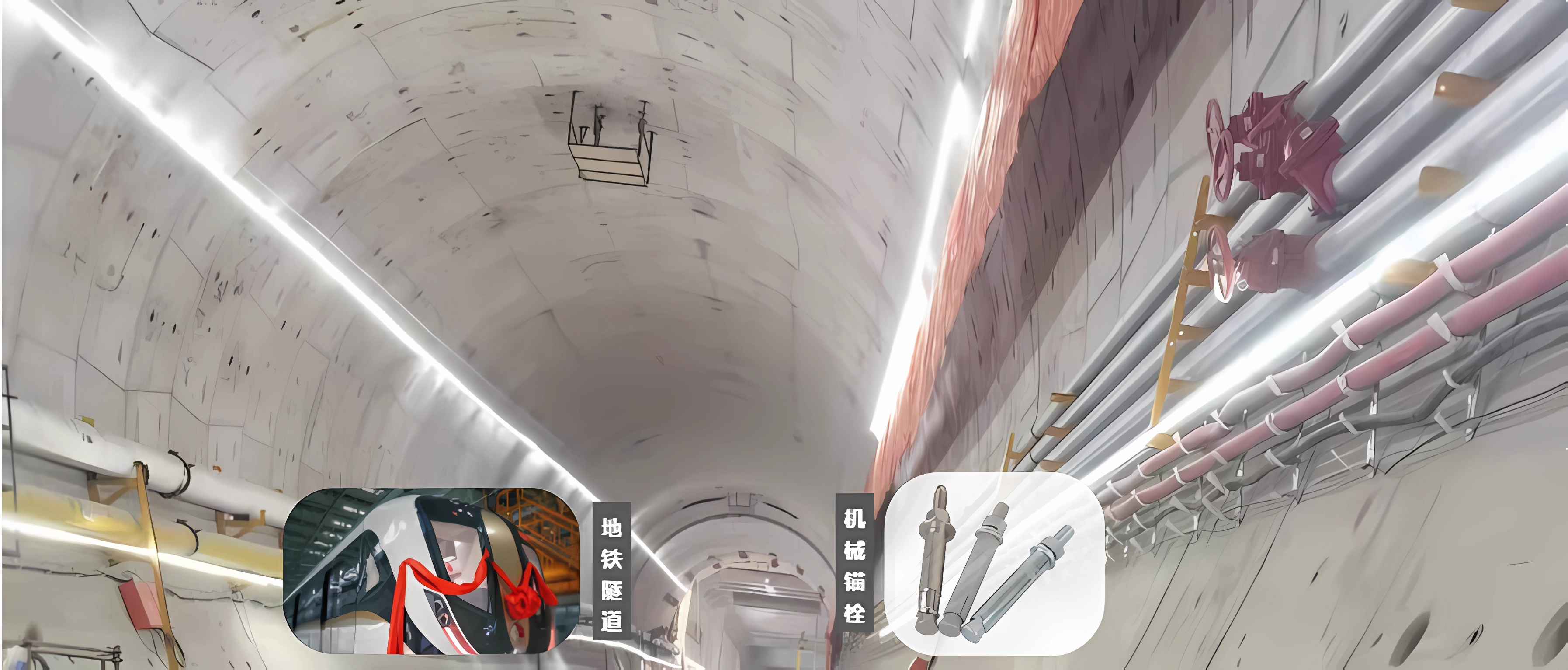 為什么很多地鐵隧道項目都使用后擴底機械錨栓？